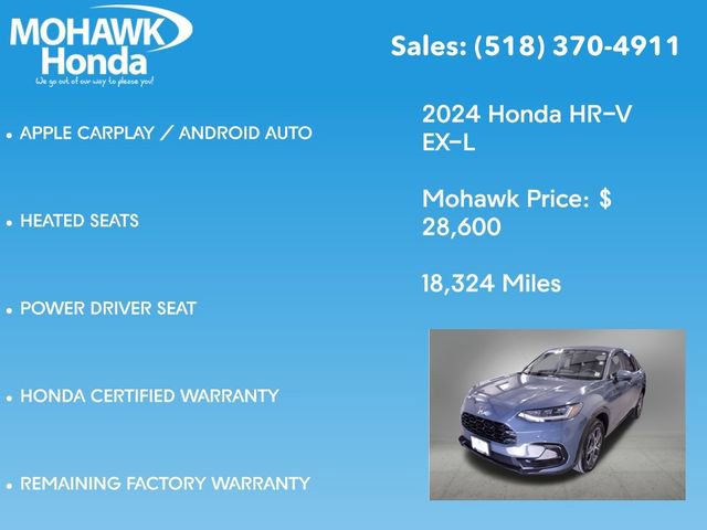Certified 2024 Honda HR-V EX-L image 16