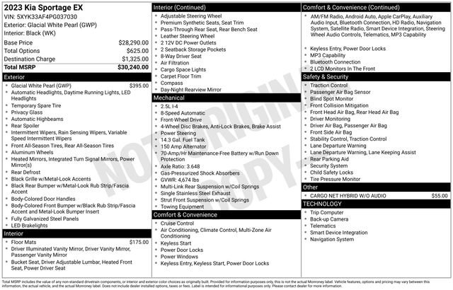 Used 2023 Kia Sportage EX FWD image 17
