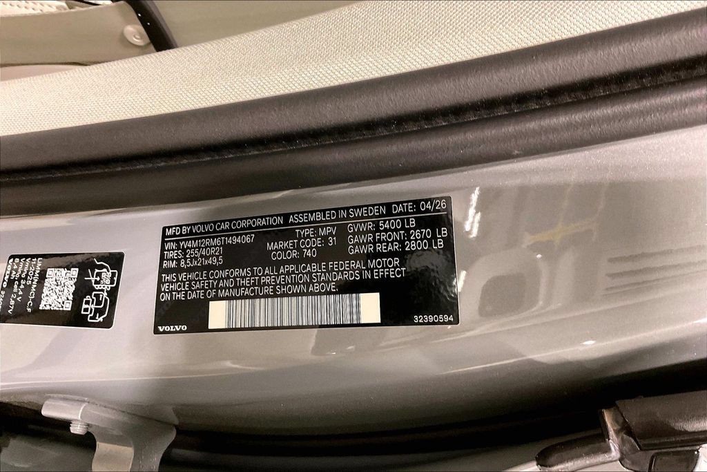New 2026 Volvo XC60 B5 Ultra w/ Protection Package Premier AWD/4WD image 14
