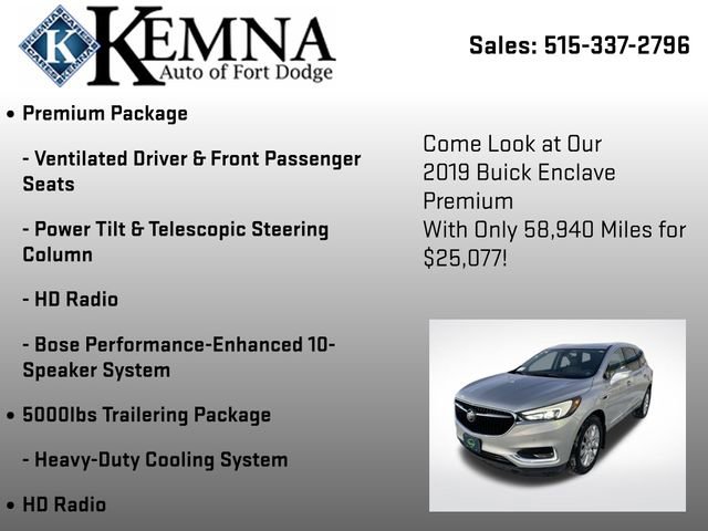 Used 2019 Buick Enclave Premium w/ Experience Buick Package image 19