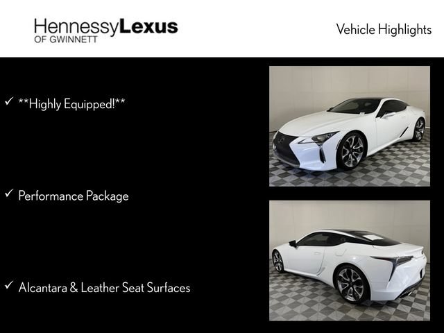 Used 2018 Lexus LC 500 Coupe w/ Performance Package RWD image 11