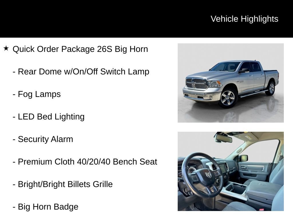 Used 2016 RAM 1500 Big Horn AWD/4WD image 16