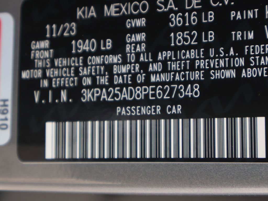 Used 2023 Kia Rio S FWD image 35