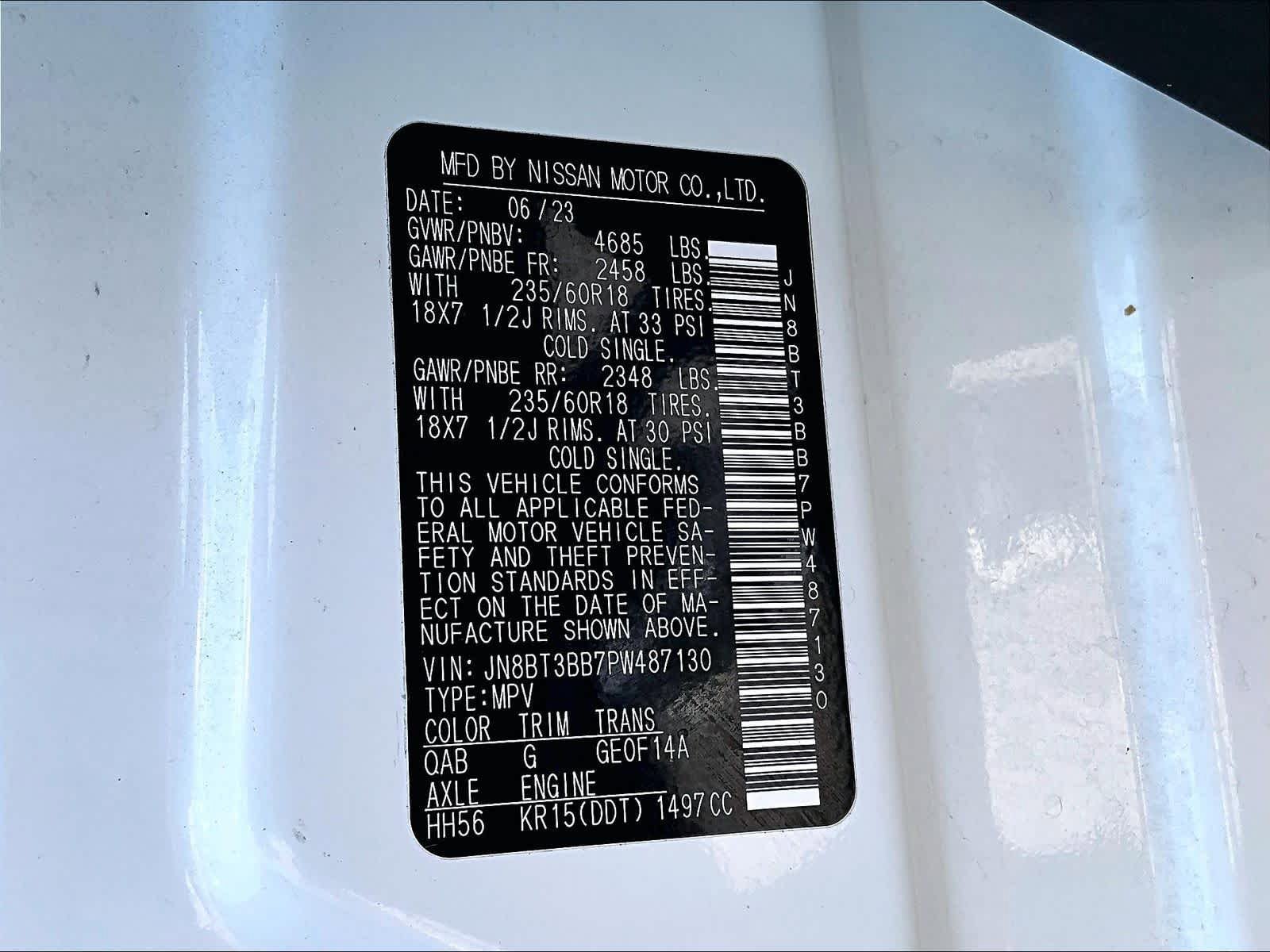 Certified 2023 Nissan Rogue SV AWD/4WD image 34