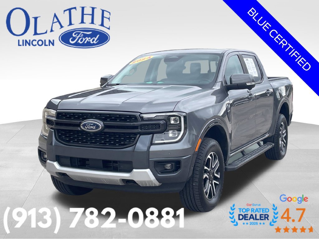 Certified 2024 Ford Ranger Lariat w/ Trailer Tow Package AWD/4WD 360° Tour
