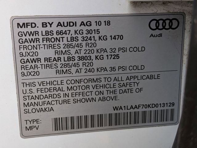 Used 2019 Audi Q7 3.0T Premium Plus w/ Premium Plus Package AWD/4WD image 32