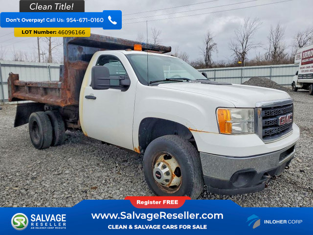 Used 2013 GMC Sierra 3500 W/T w/ Snow Plow Prep Package AWD/4WD image 5