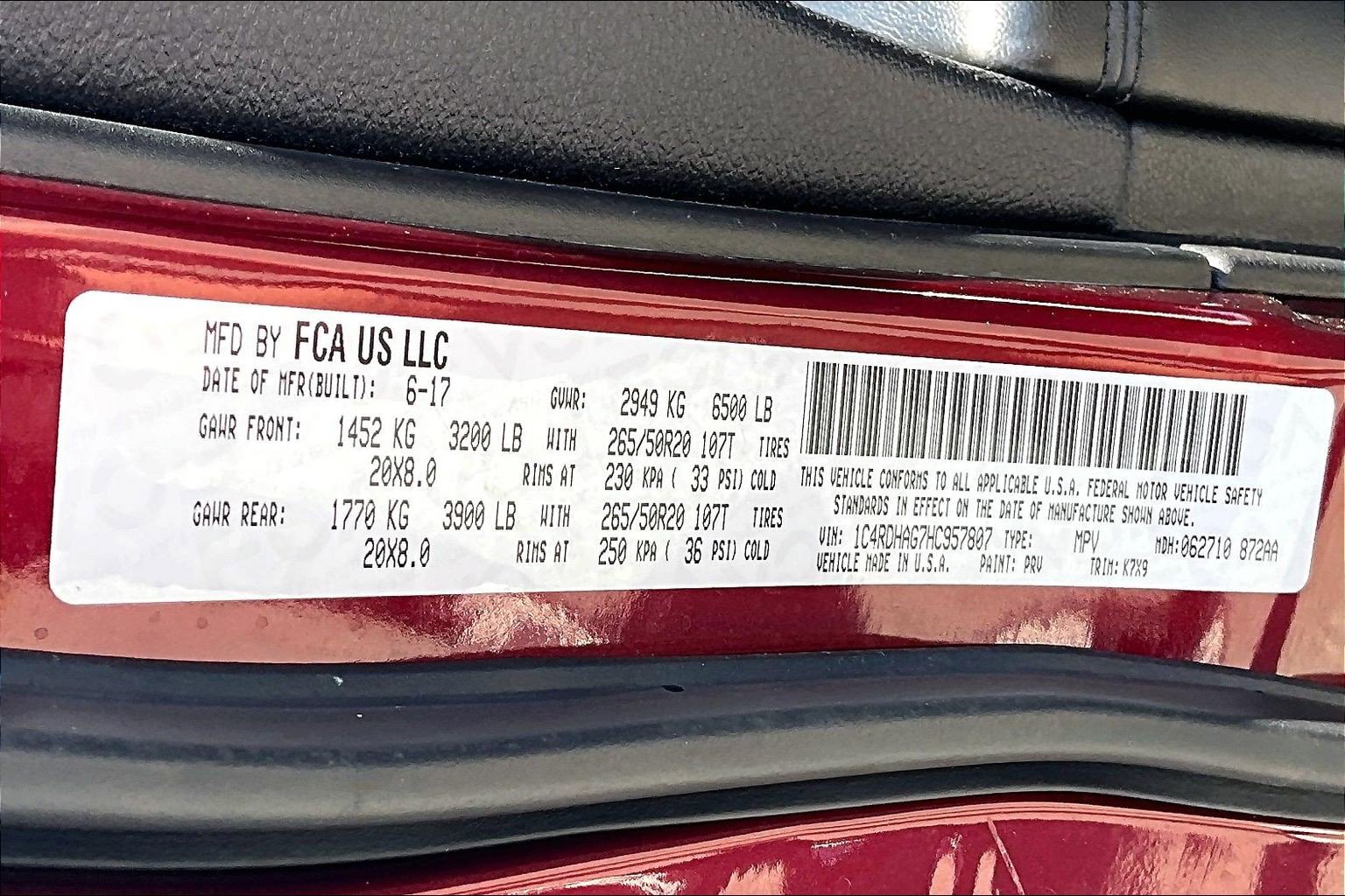 Used 2017 Dodge Durango SXT w/ Quick Order Package 23B RWD image 35