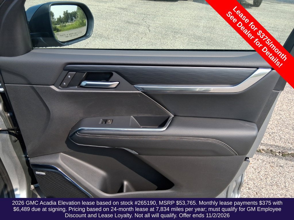 New 2026 GMC Acadia Elevation w/ Black Edition AWD/4WD image 11