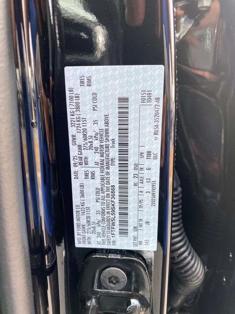 New 2025 Ford F150 Lariat w/ Equipment Group 501A Mid image 17