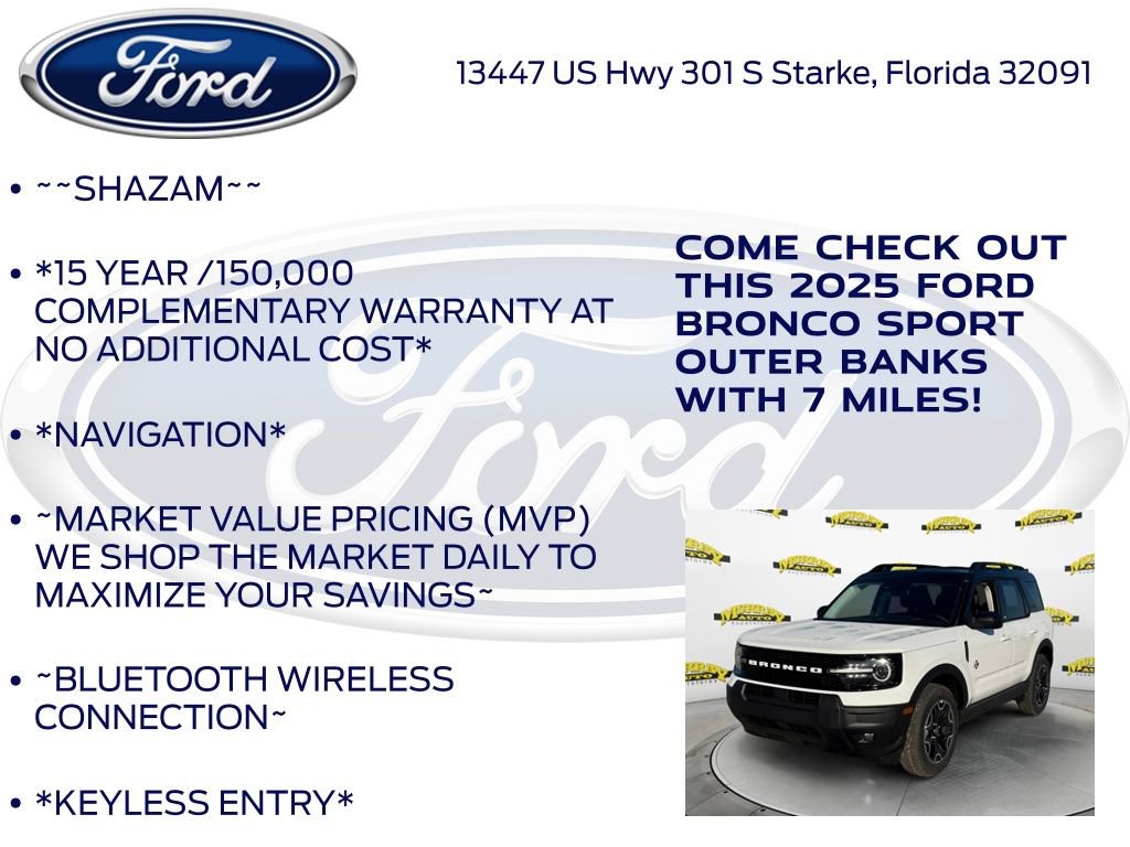 New 2025 Ford Bronco Sport Outer Banks image 5