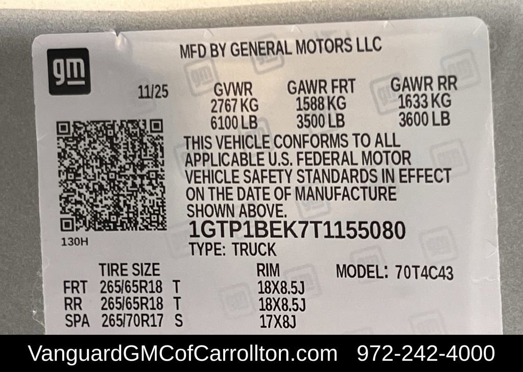 New 2026 GMC Canyon Elevation w/ Convenience Package image 28