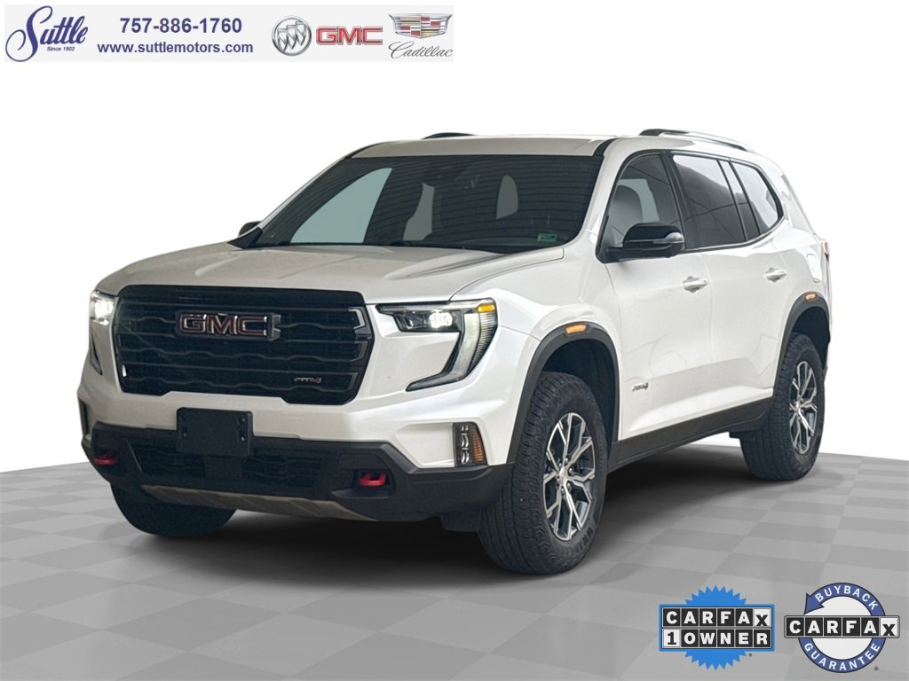 Certified 2024 GMC Acadia AT4 w/ LPO, Floor Liner Package