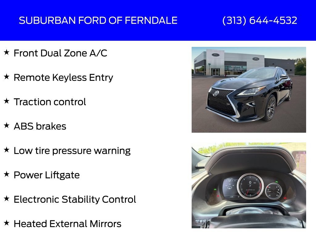 Used 2016 Lexus RX 350 F Sport AWD/4WD image 4