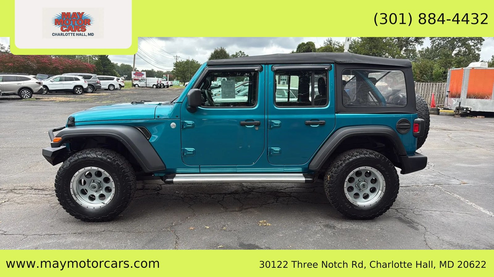 Used 2020 Jeep Wrangler Unlimited Sport AWD/4WD image 1