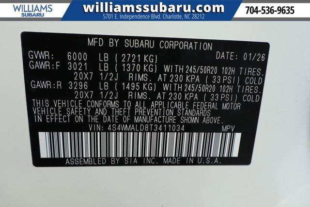 New 2026 Subaru Ascent Bronze Edition image 27