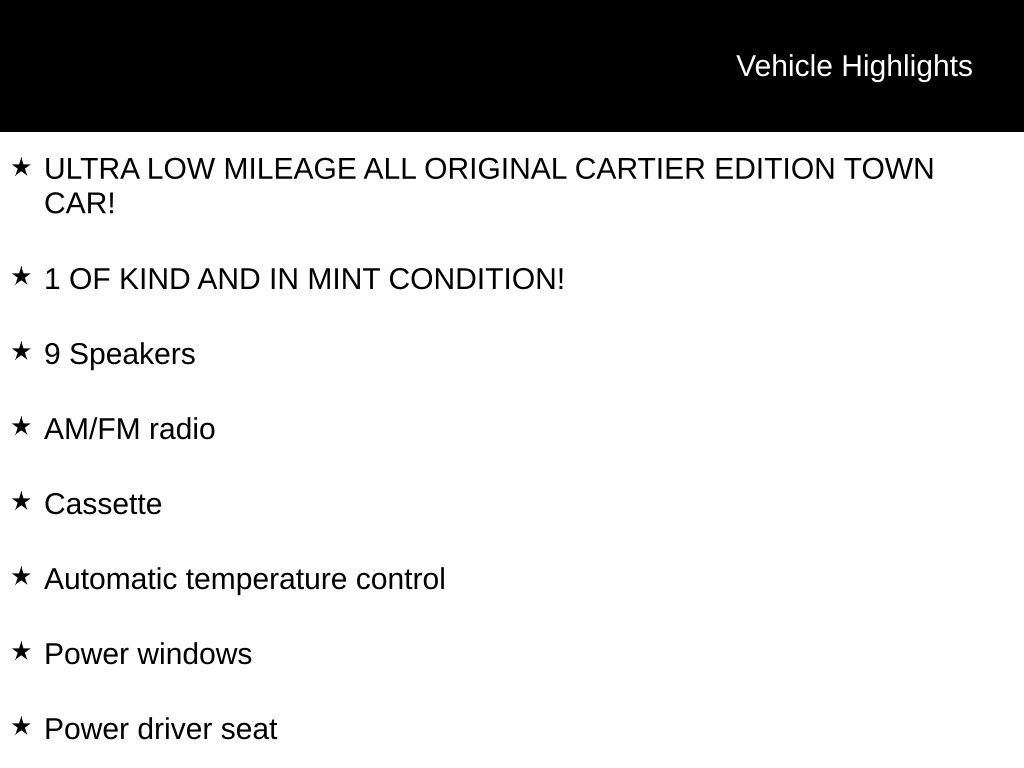 Used 2000 Lincoln Town Car Cartier image 5