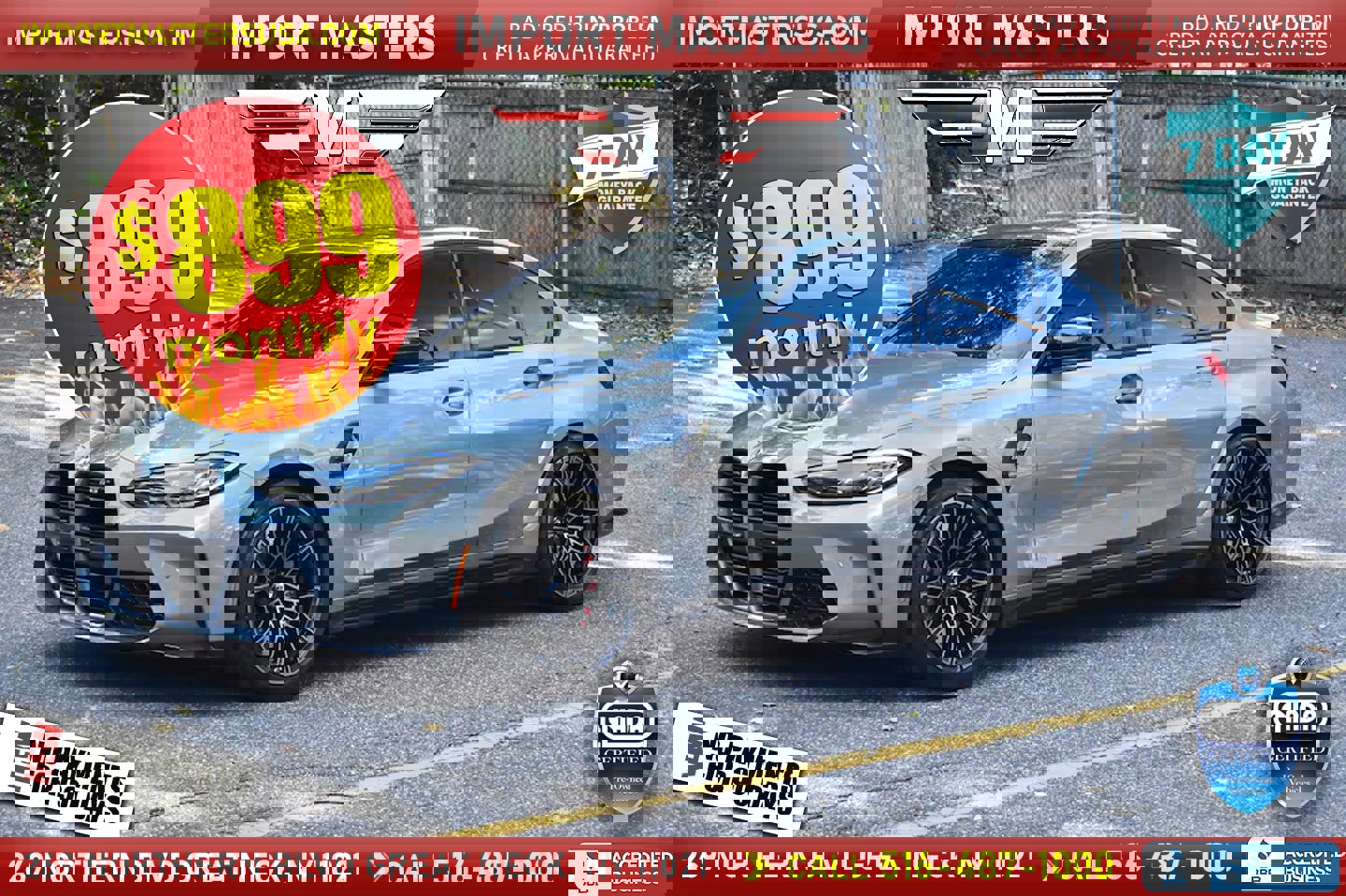 Used 2022 BMW M3 w/ Parking Assistance Package