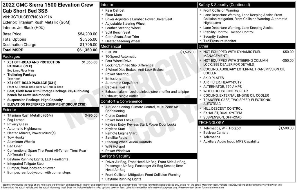 Used 2022 GMC Sierra 1500 Elevation AWD/4WD image 4