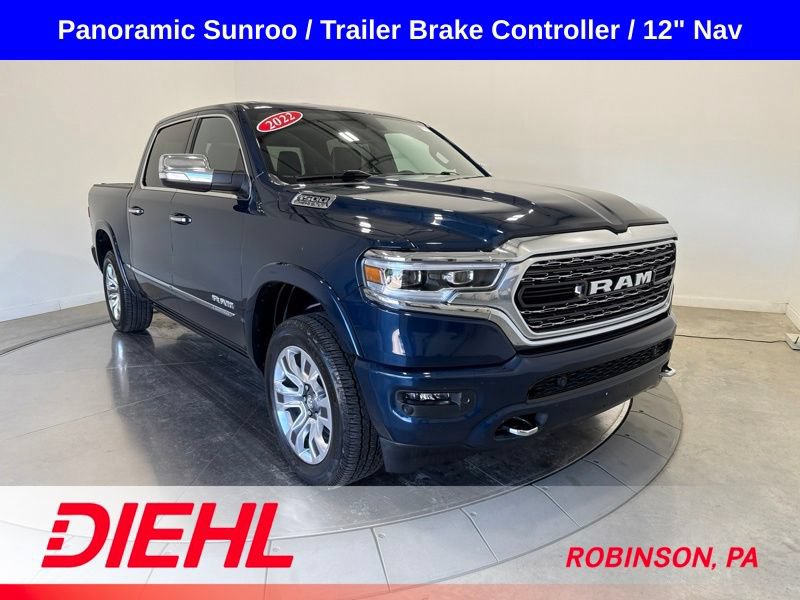 Used 2022 RAM 1500 Limited w/ Body Color Bumper Group AWD/4WD image 1
