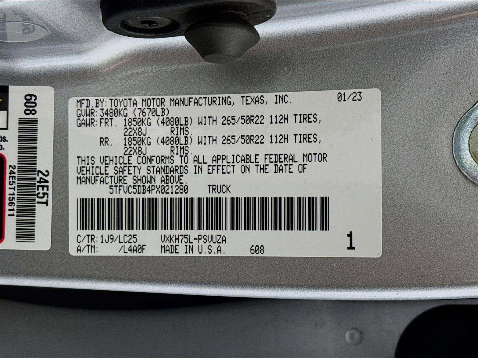 Used 2023 Toyota Tundra Capstone image 33