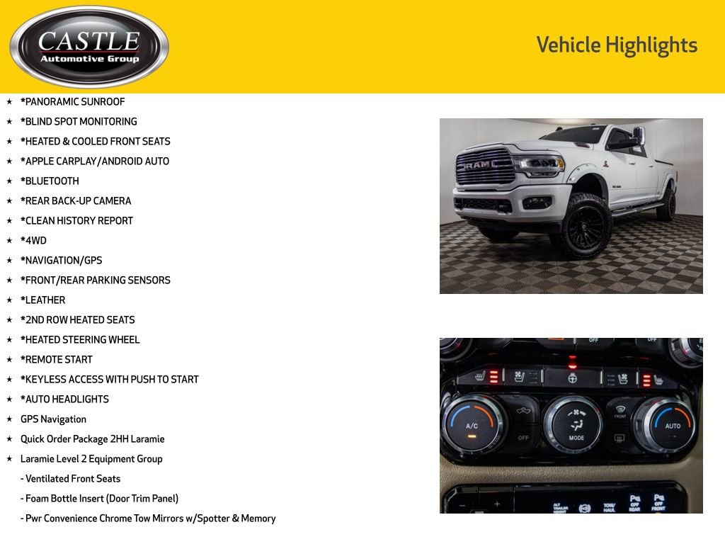 Used 2019 RAM 2500 Laramie AWD/4WD image 3