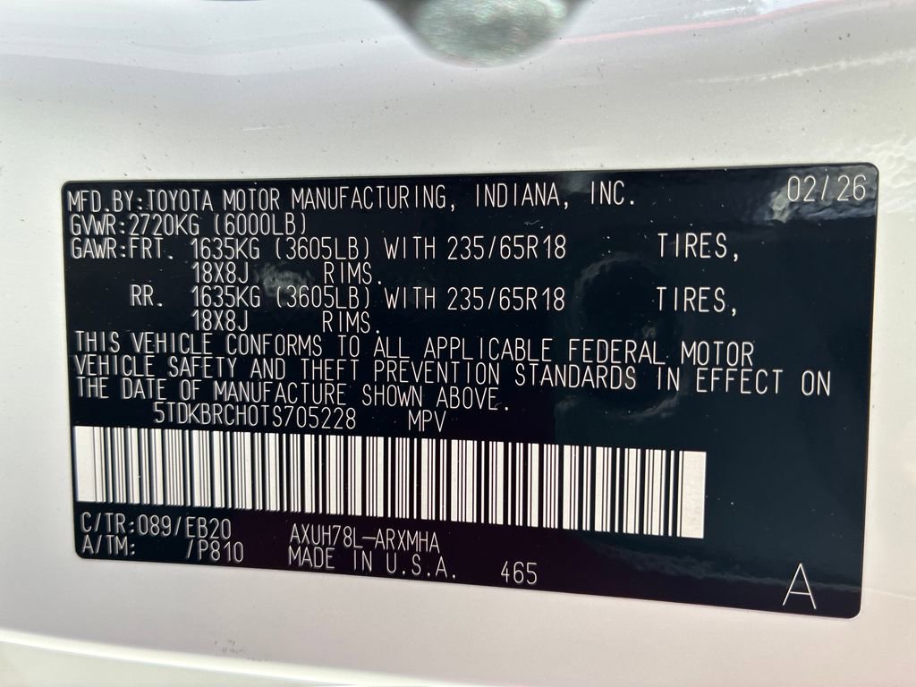 New 2026 Toyota Highlander XLE image 52