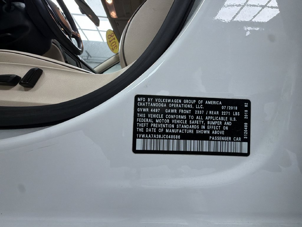 Used 2018 Volkswagen Passat 2.0T R-Line FWD image 18