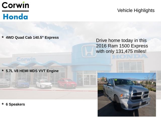 Used 2016 RAM 1500 Express AWD/4WD image 7