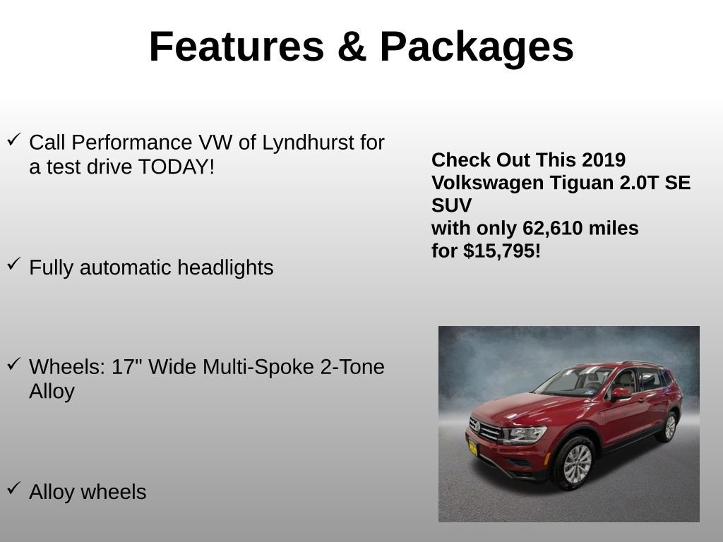 Used 2019 Volkswagen Tiguan SE image 4