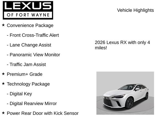 New 2026 Lexus RX 350 Premium Plus AWD/4WD image 7