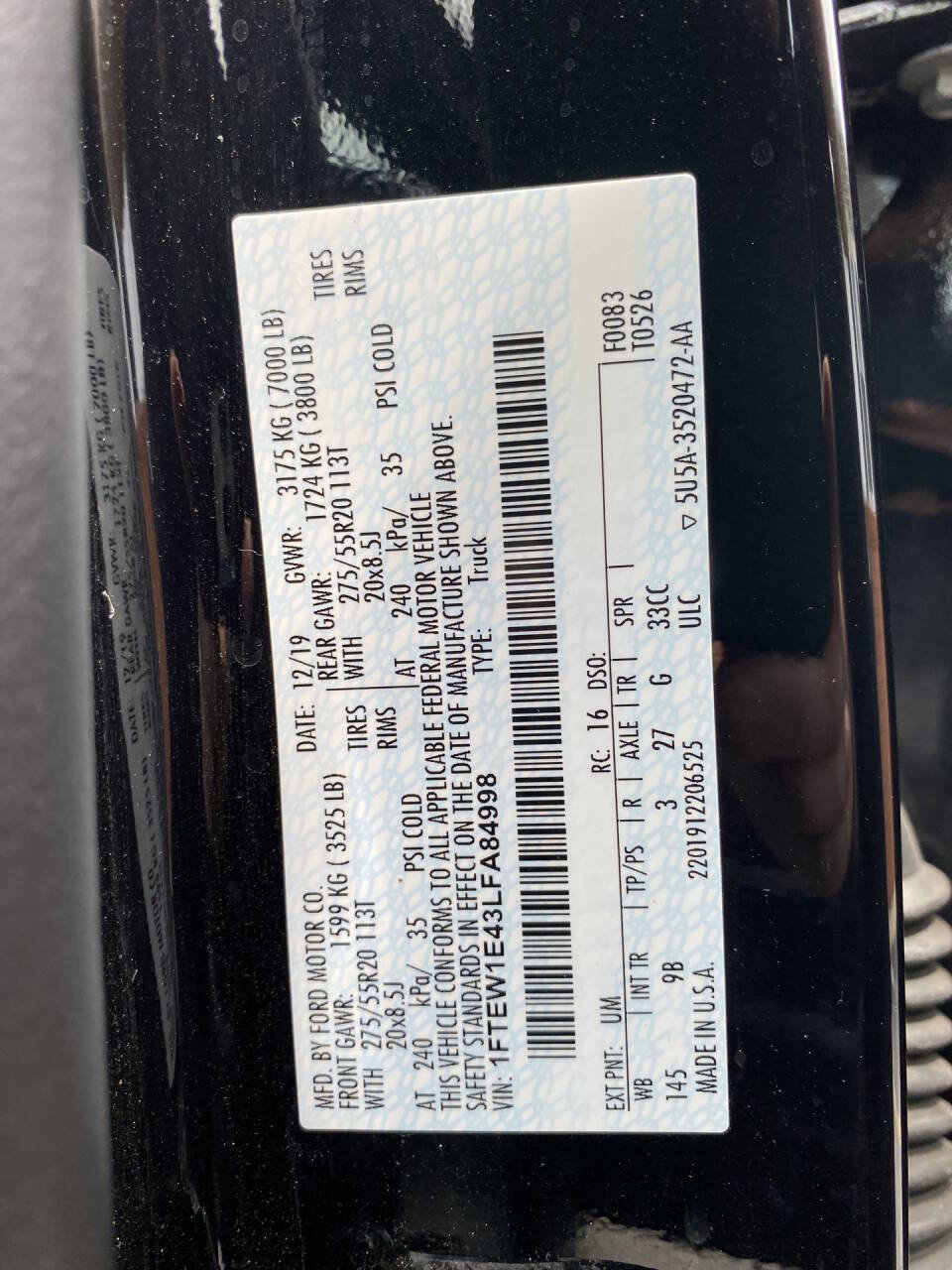 Used 2020 Ford F150 Platinum image 48