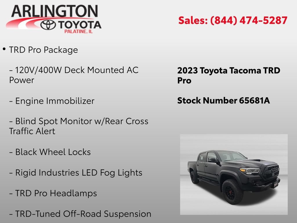 Used 2023 Toyota Tacoma TRD Pro AWD/4WD image 4
