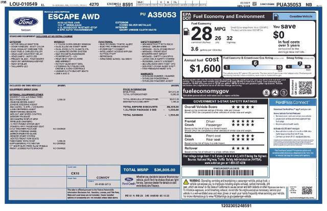 Certified 2023 Ford Escape Active w/ Tech Pack #2 AWD/4WD image 36