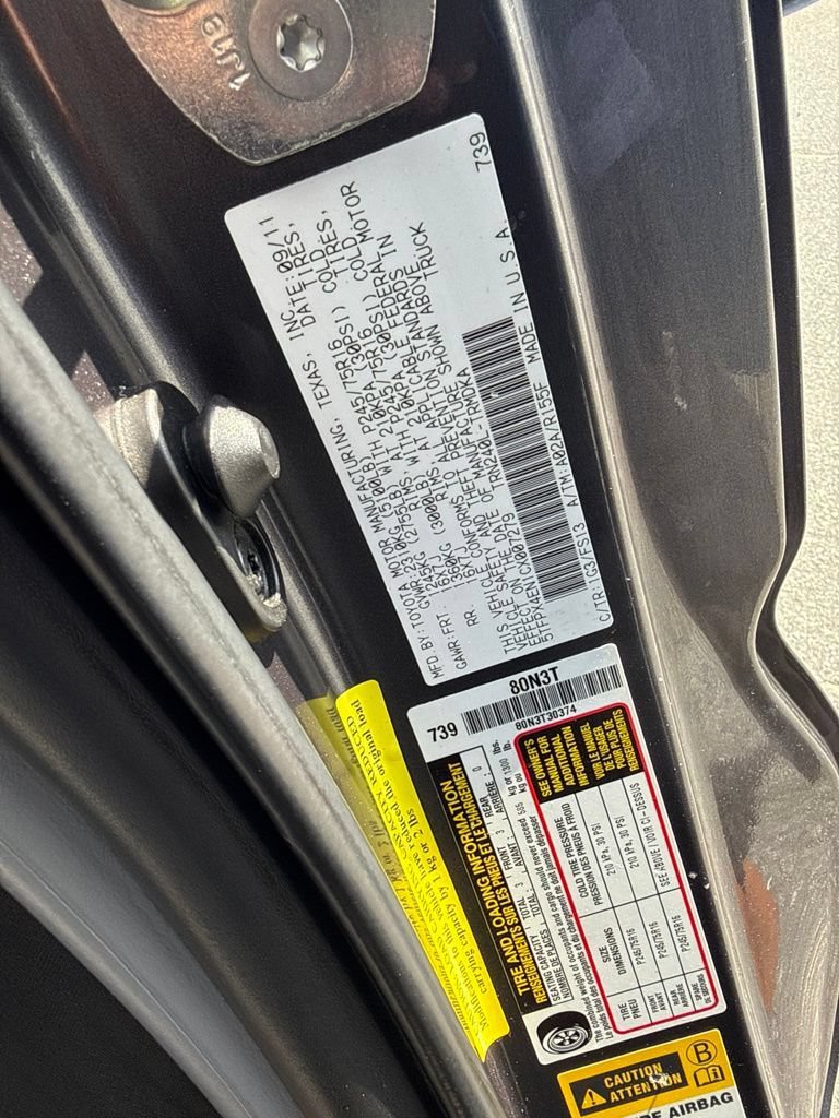 Used 2012 Toyota Tacoma 4x4 Regular Cab image 22