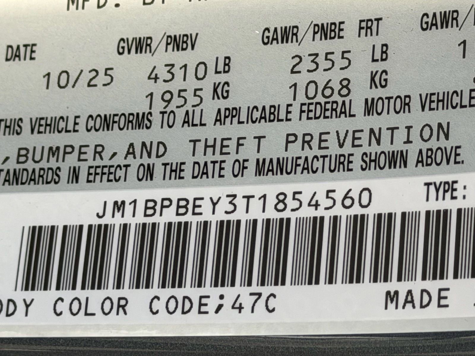 New 2026 MAZDA MAZDA3 2.5 Turbo Sedan w/Premium Plus image 24