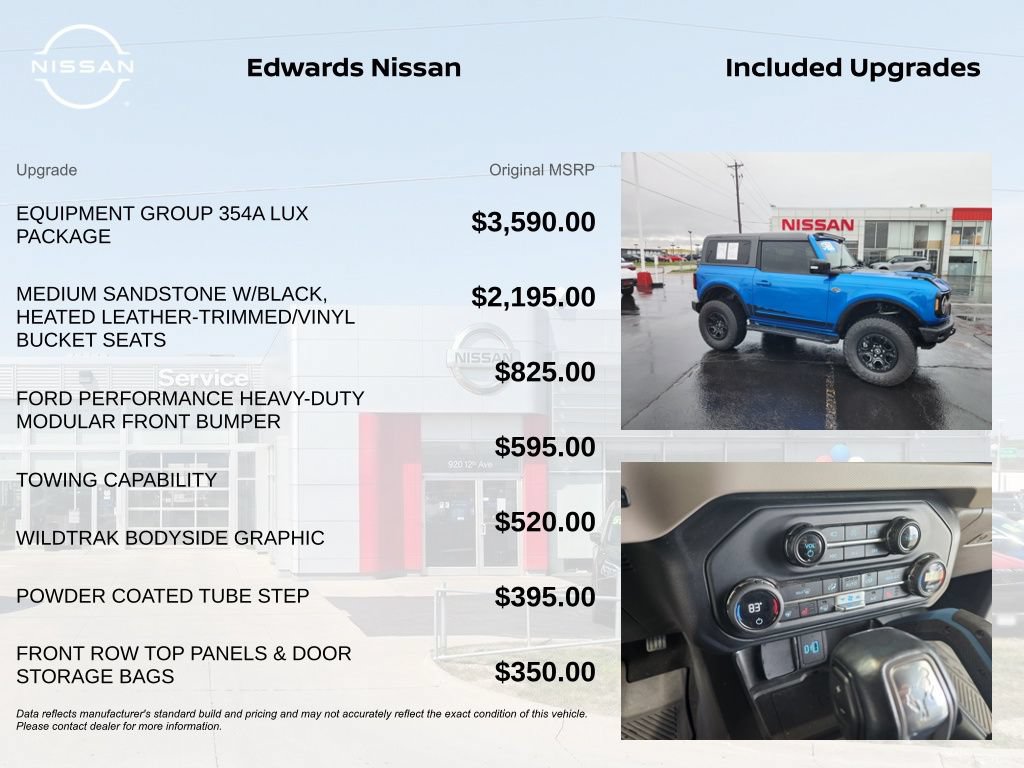 Used 2021 Ford Bronco Wildtrak AWD/4WD image 7