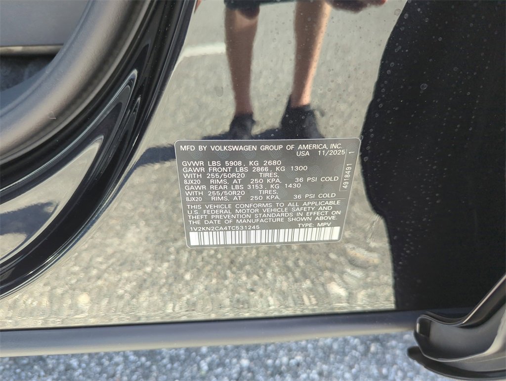 New 2026 Volkswagen Atlas SE image 48