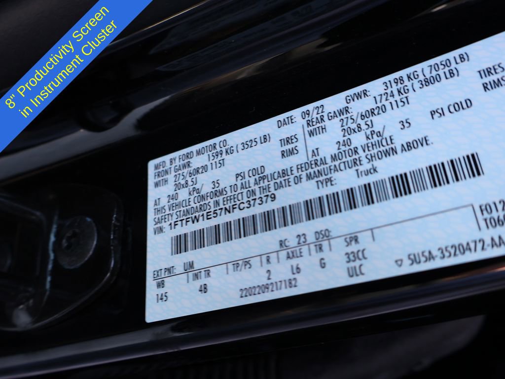 Used 2022 Ford F150 XLT w/ Equipment Group 302A High image 40