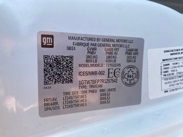 Certified 2024 GMC Savana 2500 Work Van w/ Driver Convenience Package image 21