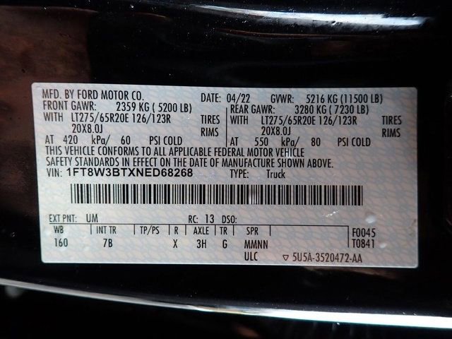 Certified 2022 Ford F350 Platinum w/ FX4 Off-Road Package image 22