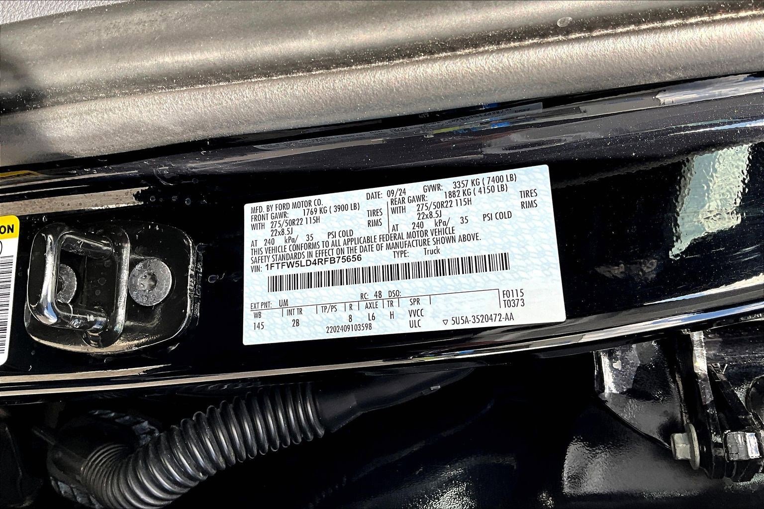 Used 2024 Ford F150 Lariat w/ Equipment Group 502A High AWD/4WD image 19