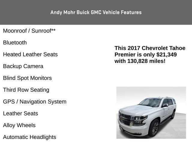 Used 2017 Chevrolet Tahoe Premier AWD/4WD image 4