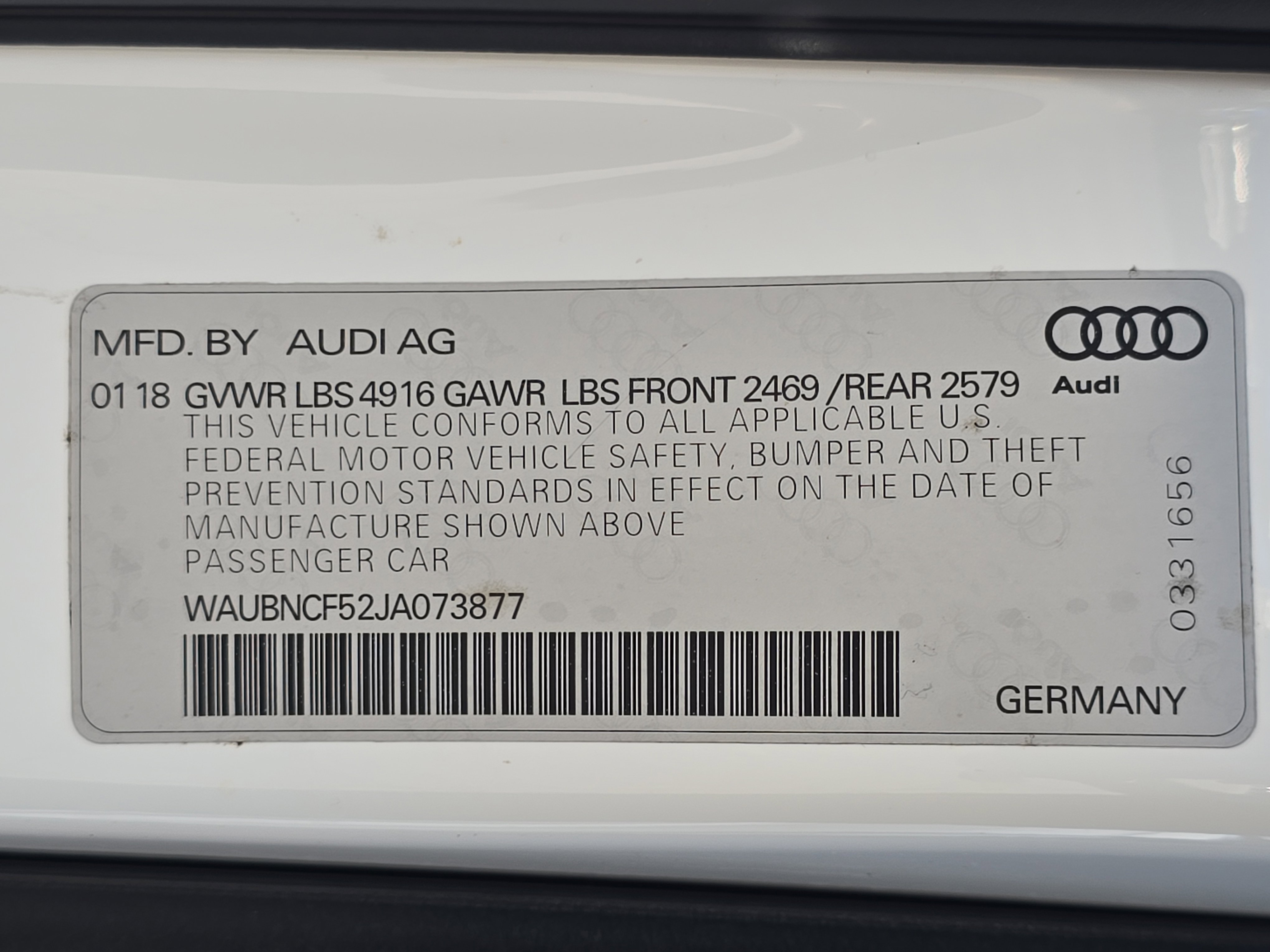 Certified 2018 Audi A5 2.0T Premium Plus w/ Premium Plus AWD/4WD image 36