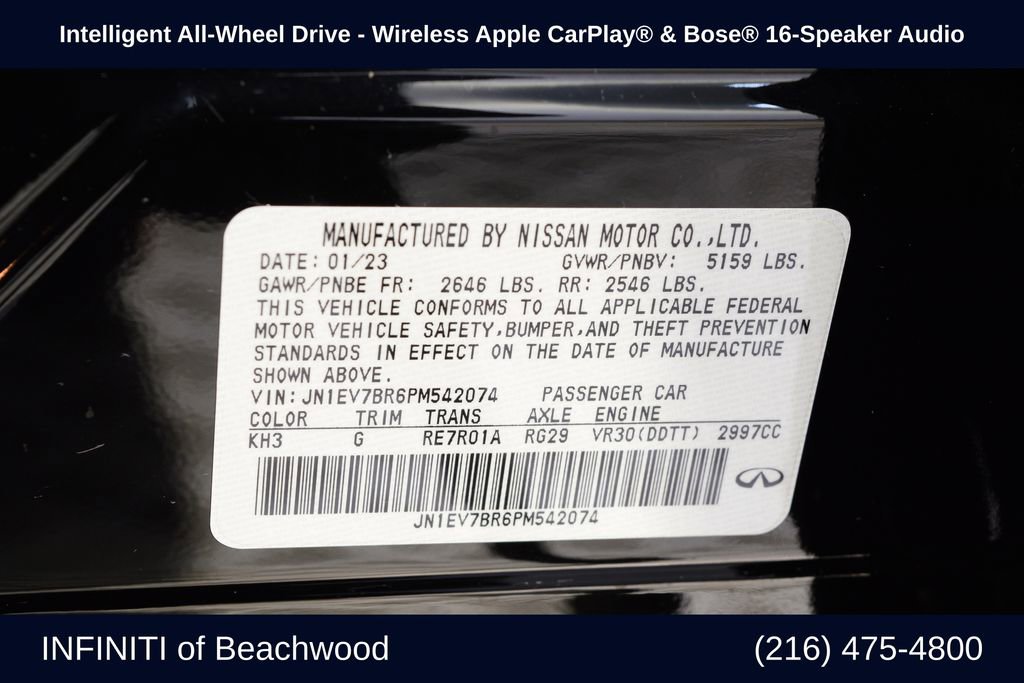 Used 2023 INFINITI Q50 Luxe image 40