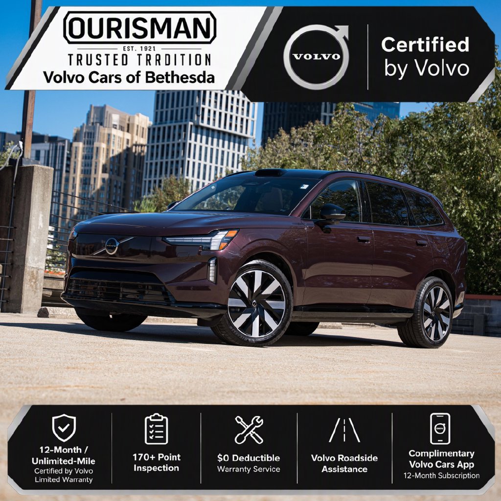 Certified 2025 Volvo EX90 Ultra w/ Protection Package Premier
