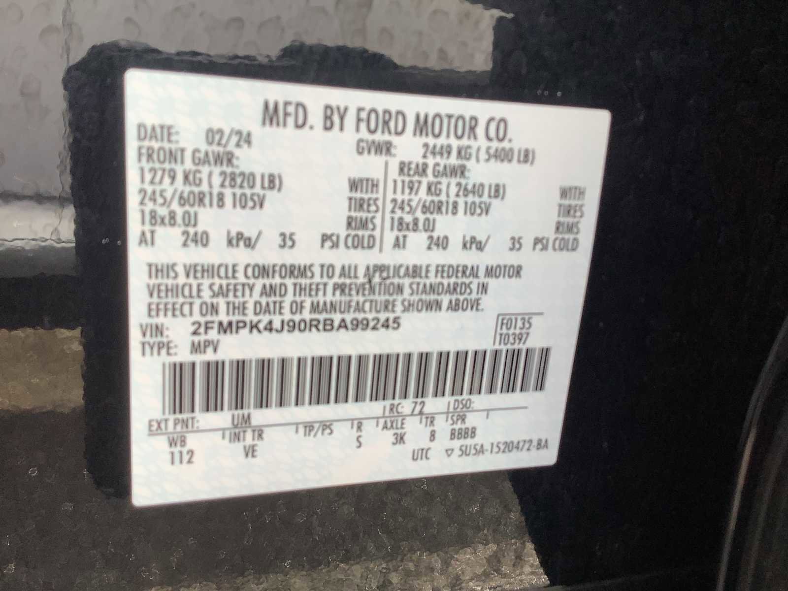 Used 2024 Ford Edge SEL AWD/4WD image 21