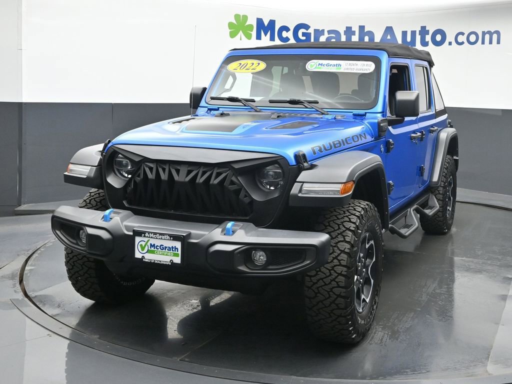 Used 2022 Jeep Wrangler Unlimited Rubicon 4xe w/ Cold Weather Group image 4