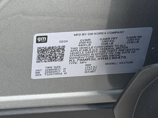 Used 2024 Chevrolet TrailBlazer LT w/ Convenience Package AWD/4WD image 28