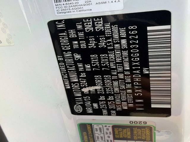 Used 2016 Kia Sorento EX w/ EX Premium Package image 28